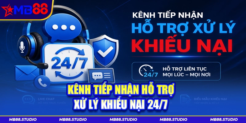 Miễn trừ trách nhiệm MB88 với kênh hỗ trợ xử lý khiếu nại 24/7